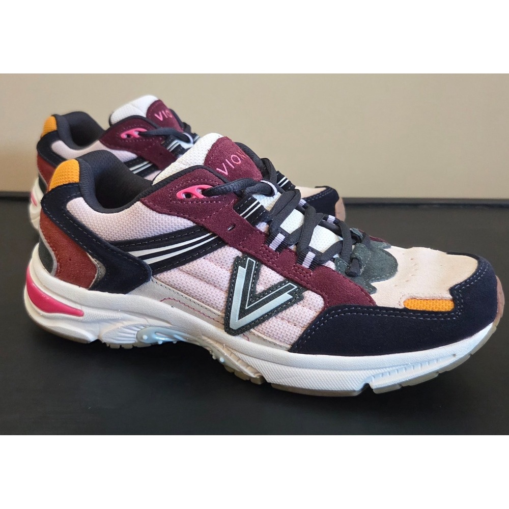 Womens Size 9 - Vionic 23Walk 2.0 Navy/Maroon/Pink/White - Picture 3 of 9